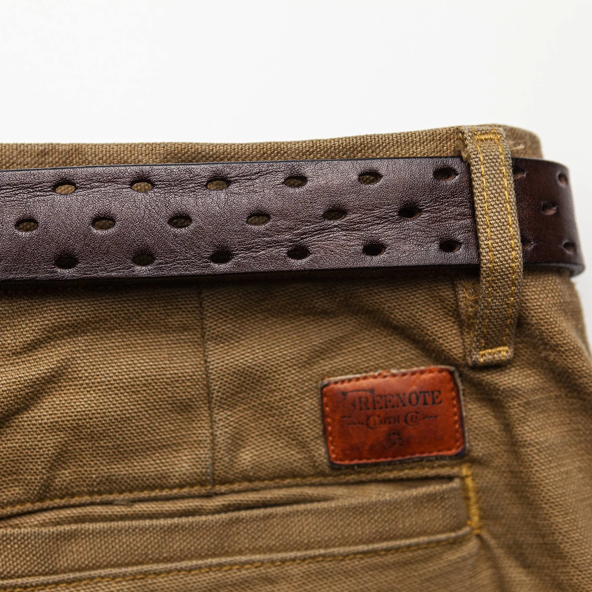 Dark Brown with Holes Belt