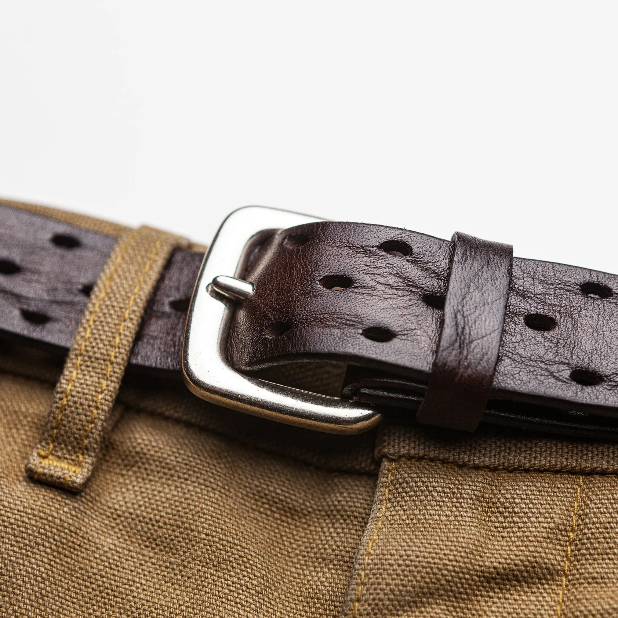 Dark Brown with Holes Belt