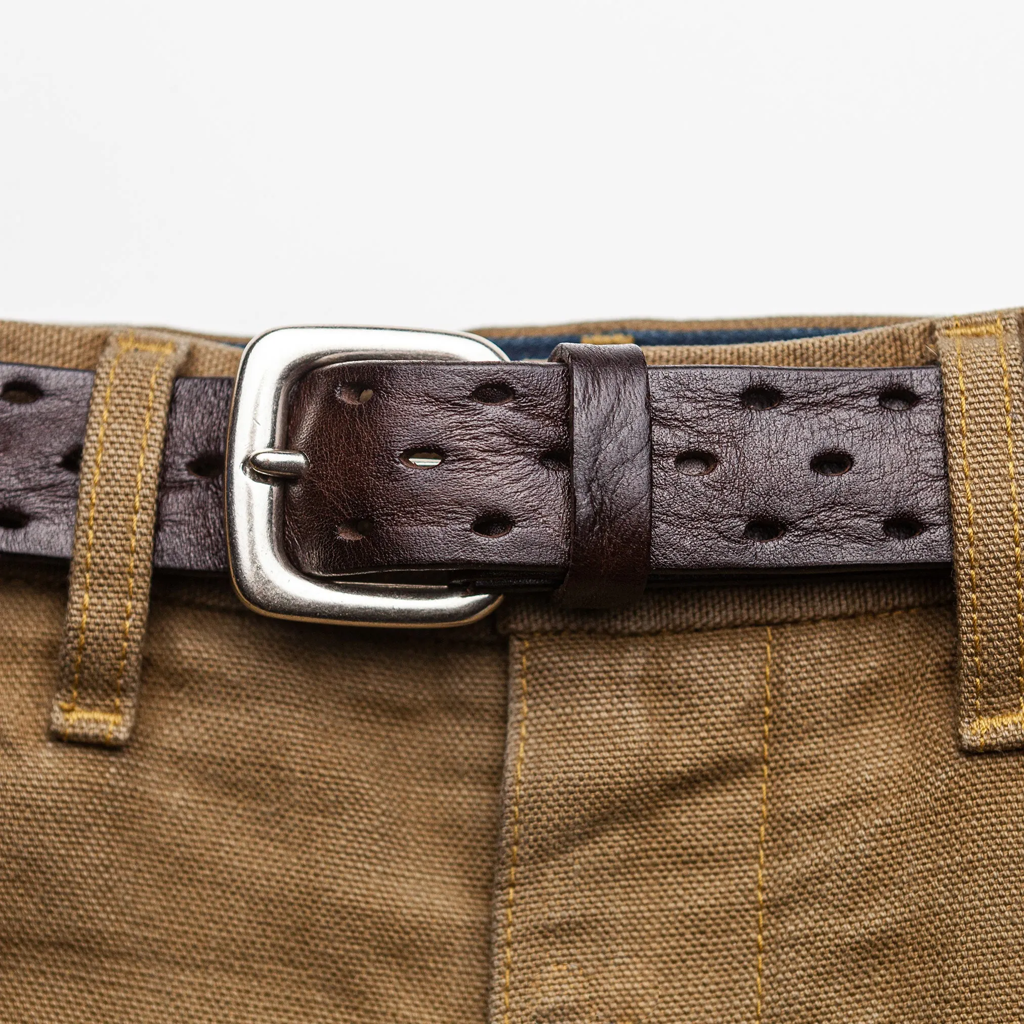 Dark Brown with Holes Belt