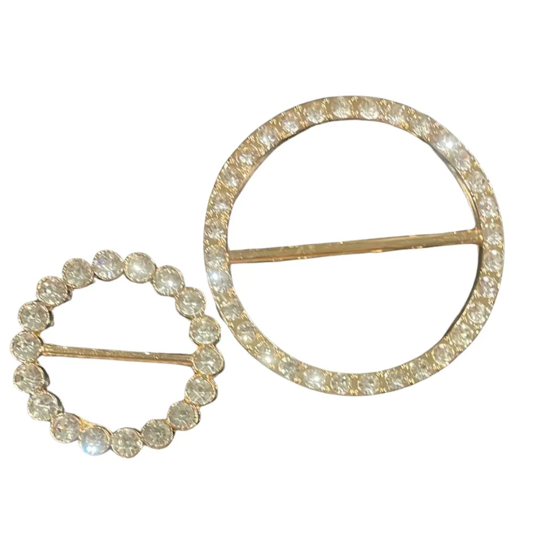 Diamonte Scarf Ring