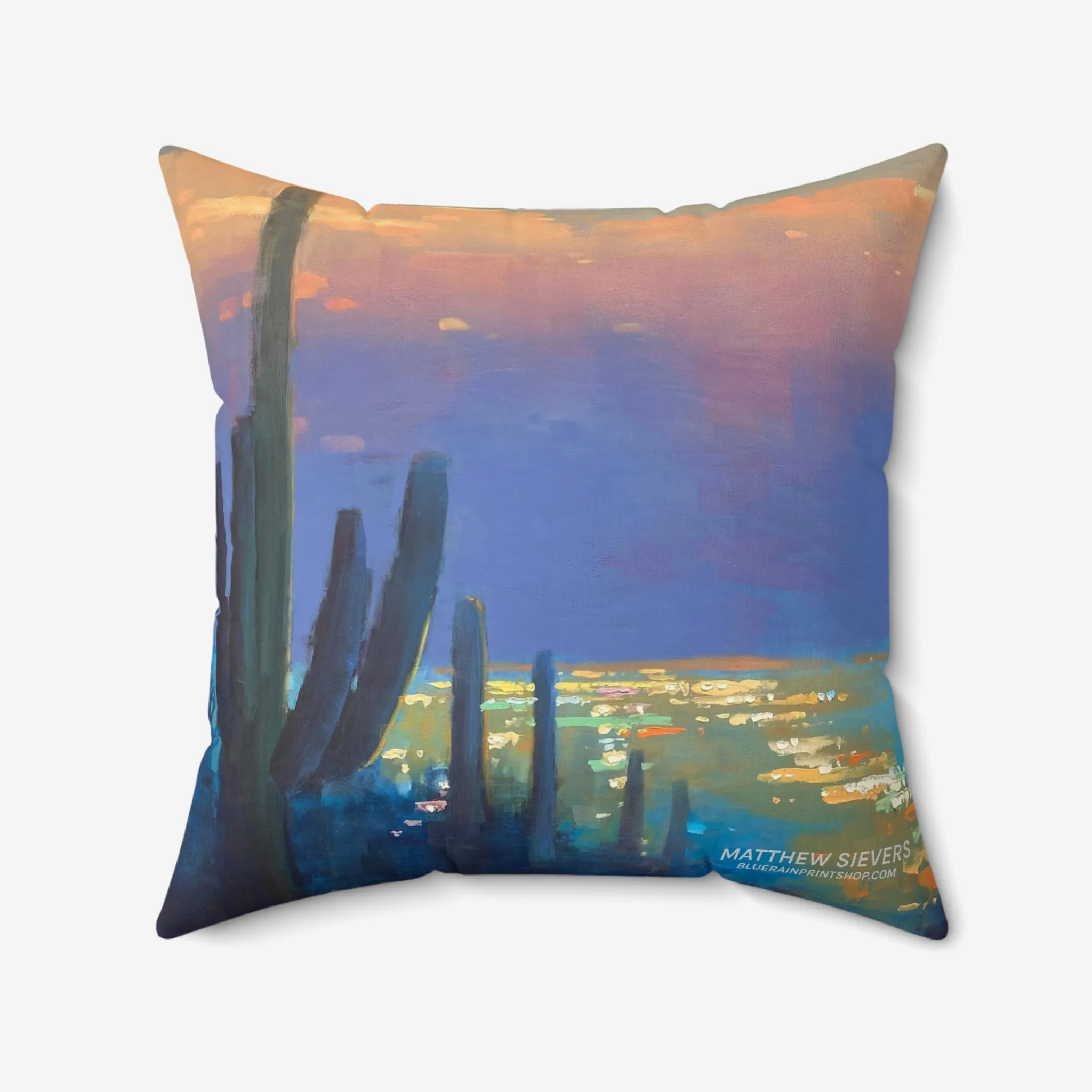 Dusk and Diamonds Pillow