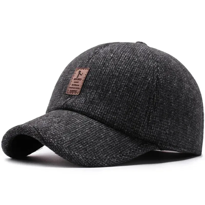 Fashion Men PU Leather Beret Autumn Winter Visor Flat Cap Thicken Warm Hat Berets Vintage England Newsboy Caps Higher Quality
