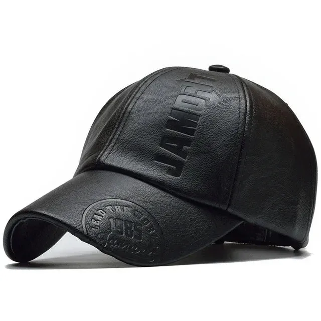 Fashion Men PU Leather Beret Autumn Winter Visor Flat Cap Thicken Warm Hat Berets Vintage England Newsboy Caps Higher Quality