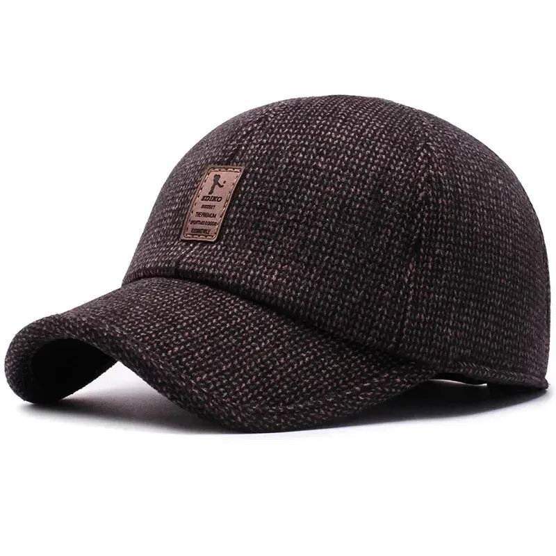 Fashion Men PU Leather Beret Autumn Winter Visor Flat Cap Thicken Warm Hat Berets Vintage England Newsboy Caps Higher Quality