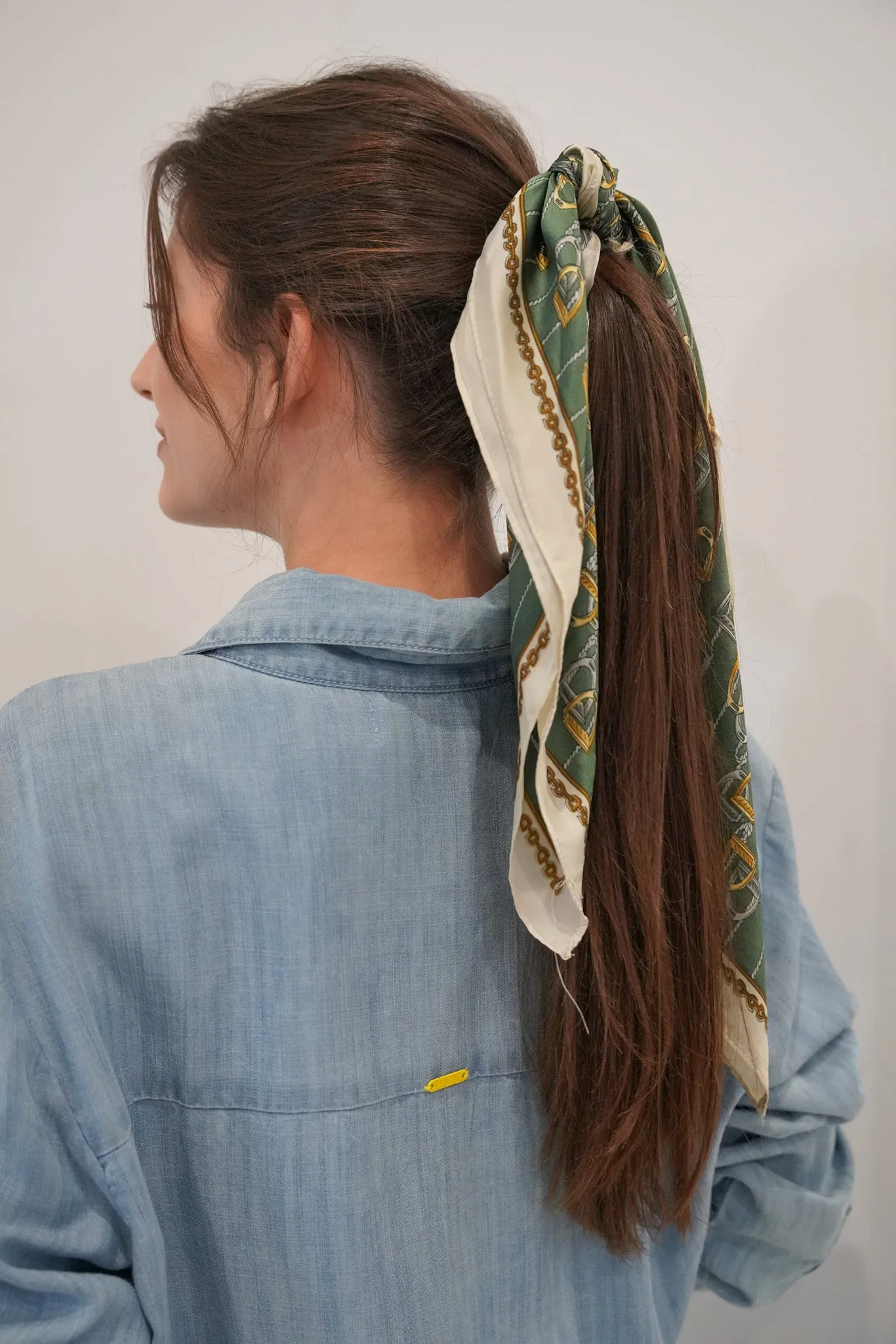 Green Stirrups Neck Scarf