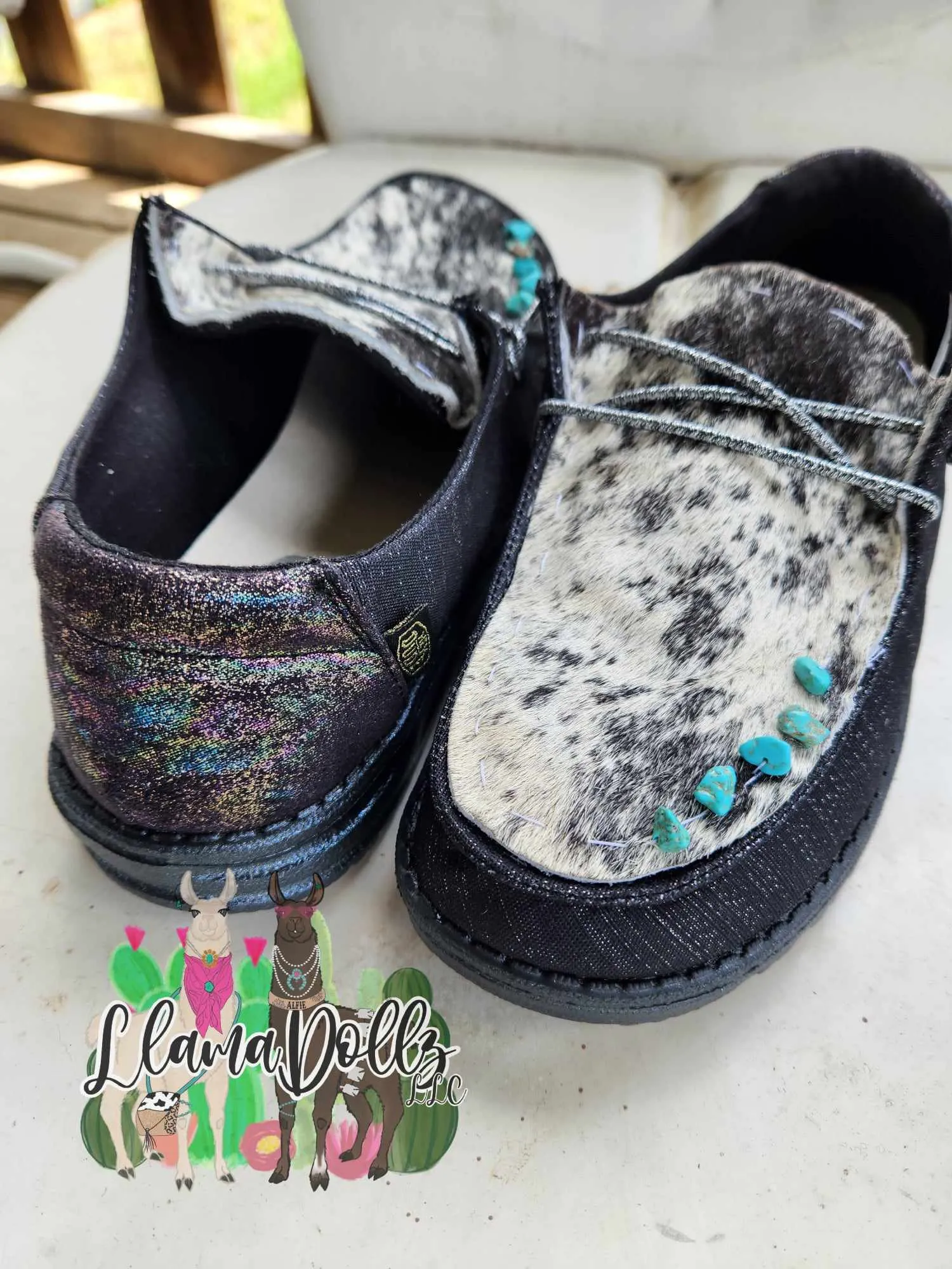 Hey Dude Womens Wendy Glitter Meteor Shower Shoes