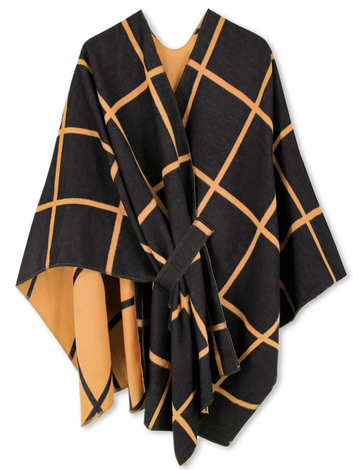 Moss Rose Women's Shawl Wrap Poncho Ruana Cape Open Front Cardigan Shawls for Fall Winter