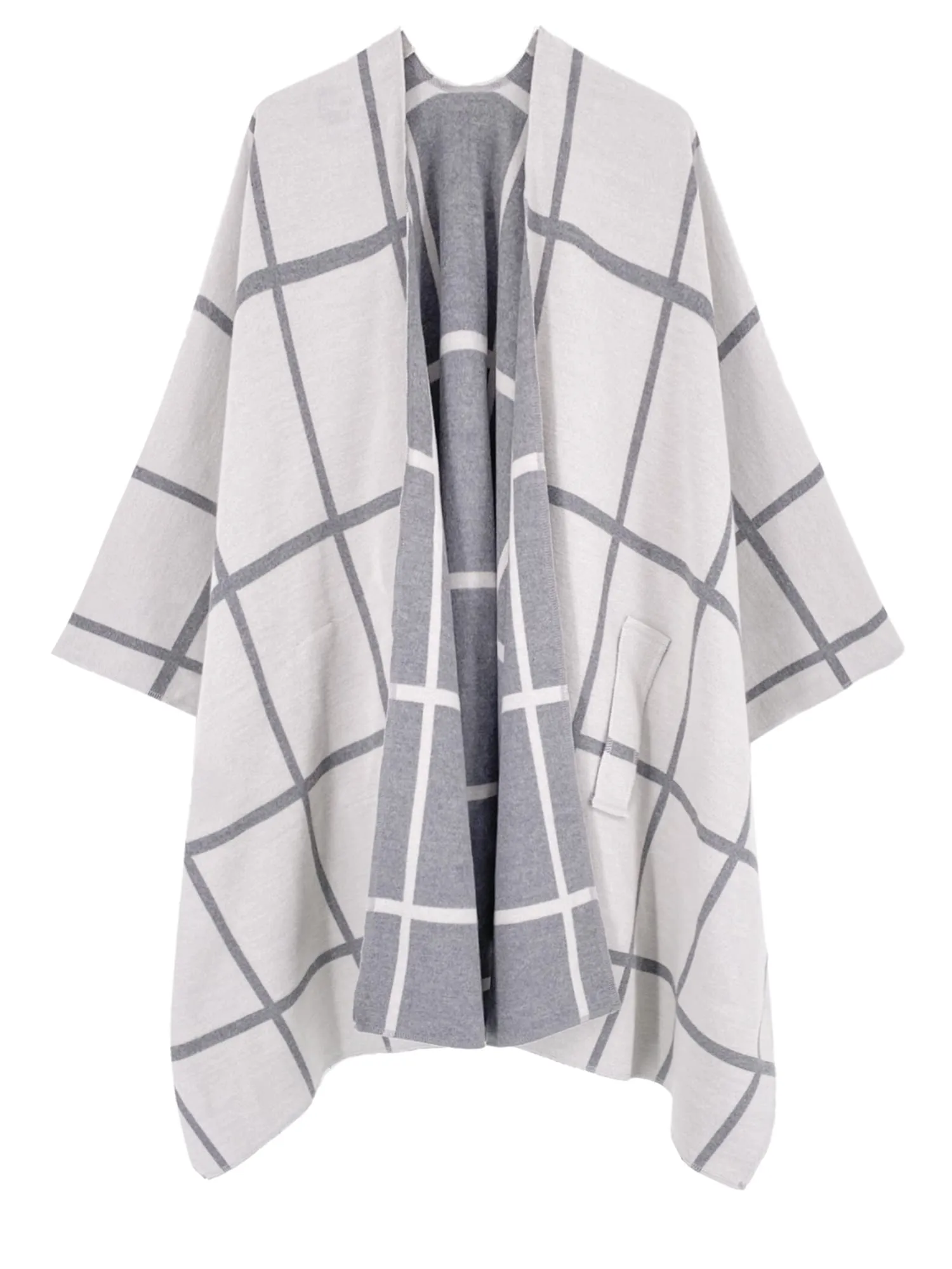 Moss Rose Women's Shawl Wrap Poncho Ruana Cape Open Front Cardigan Shawls for Fall Winter