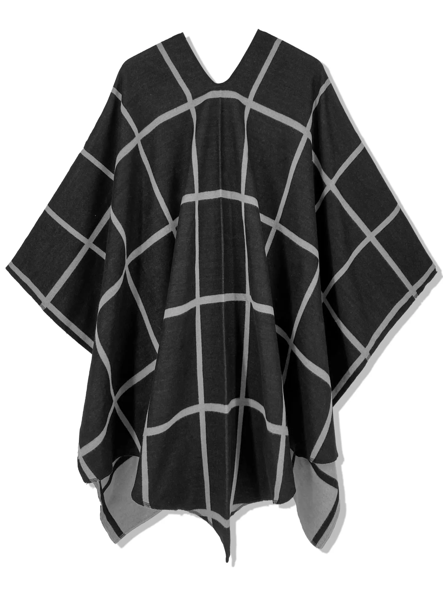 Moss Rose Women's Shawl Wrap Poncho Ruana Cape Open Front Cardigan Shawls for Fall Winter