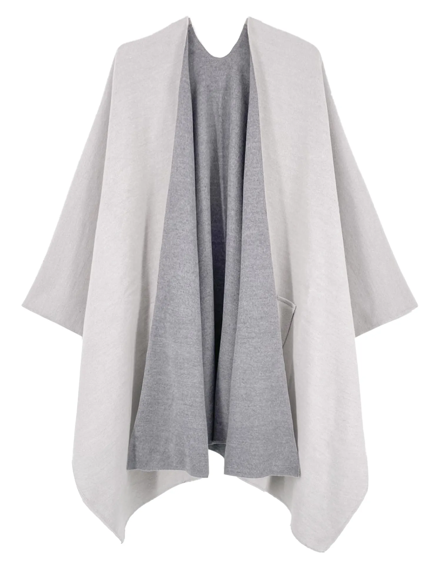 Moss Rose Women's Shawl Wrap Poncho Ruana Cape Open Front Cardigan Shawls for Fall Winter