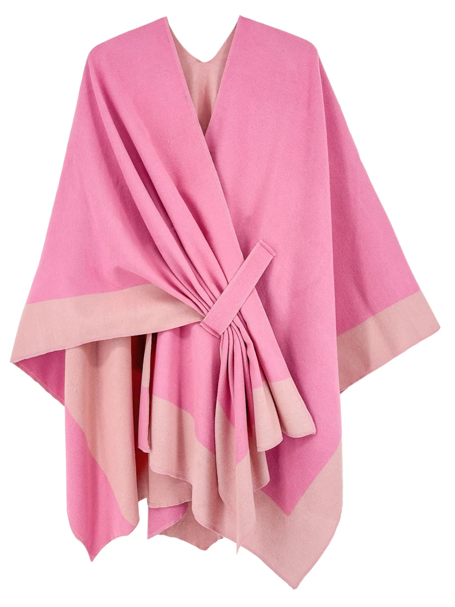 Moss Rose Women's Shawl Wrap Poncho Ruana Cape Open Front Cardigan Shawls for Fall Winter