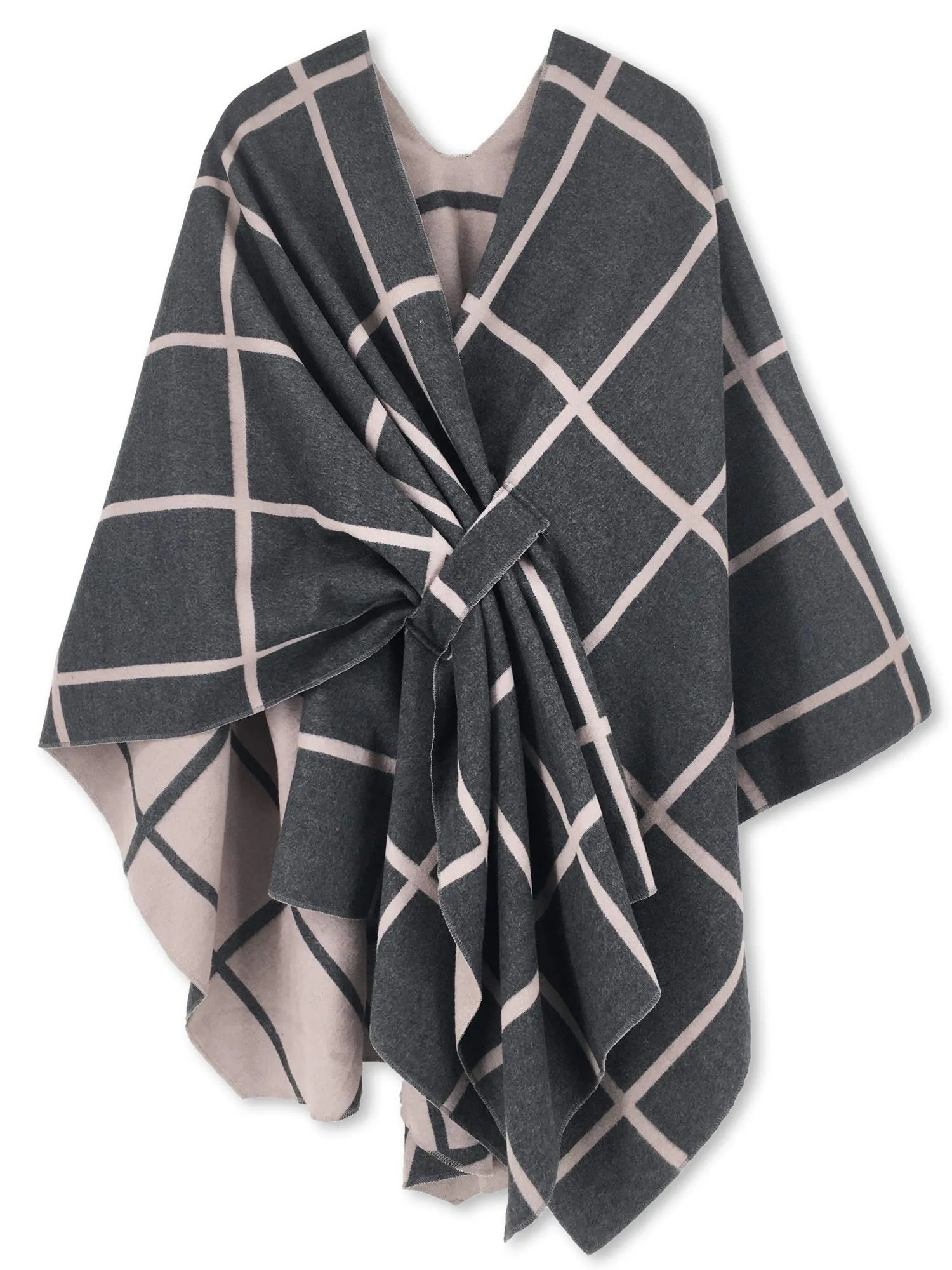 Moss Rose Women's Shawl Wrap Poncho Ruana Cape Open Front Cardigan Shawls for Fall Winter