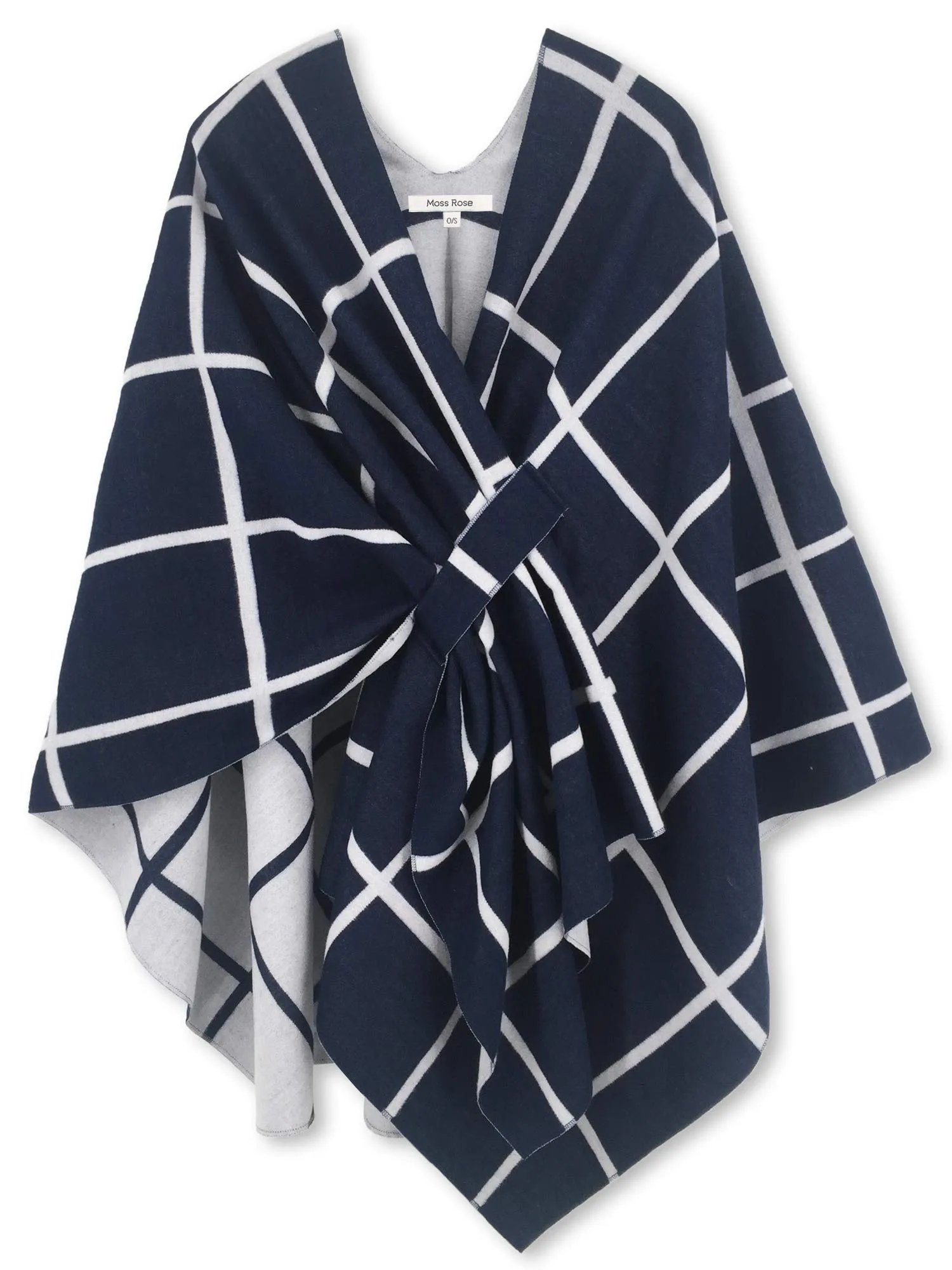 Moss Rose Women's Shawl Wrap Poncho Ruana Cape Open Front Cardigan Shawls for Fall Winter