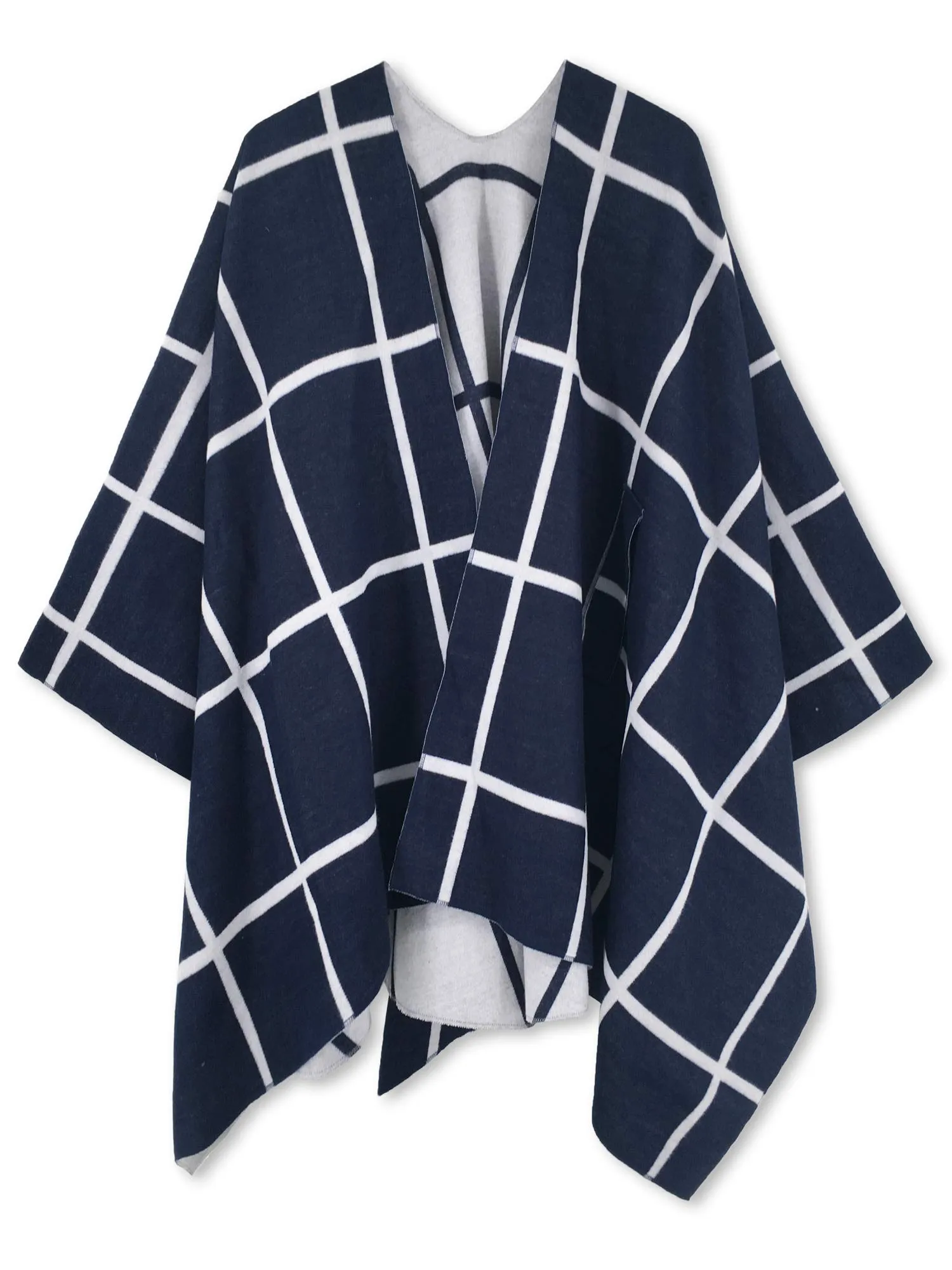 Moss Rose Women's Shawl Wrap Poncho Ruana Cape Open Front Cardigan Shawls for Fall Winter