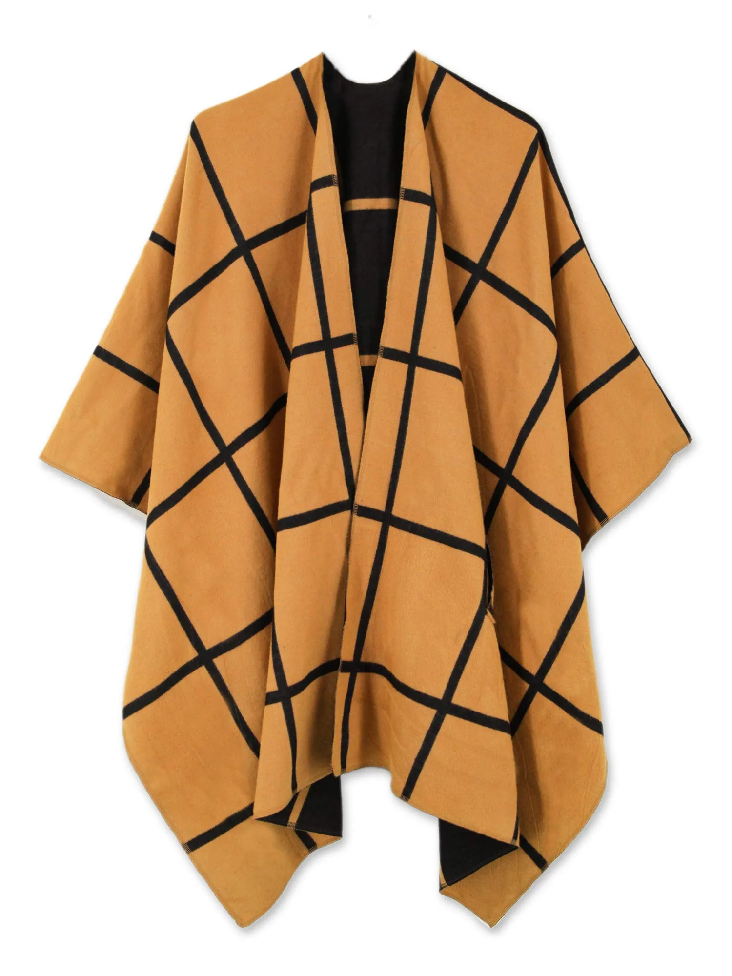 Moss Rose Women's Shawl Wrap Poncho Ruana Cape Open Front Cardigan Shawls for Fall Winter