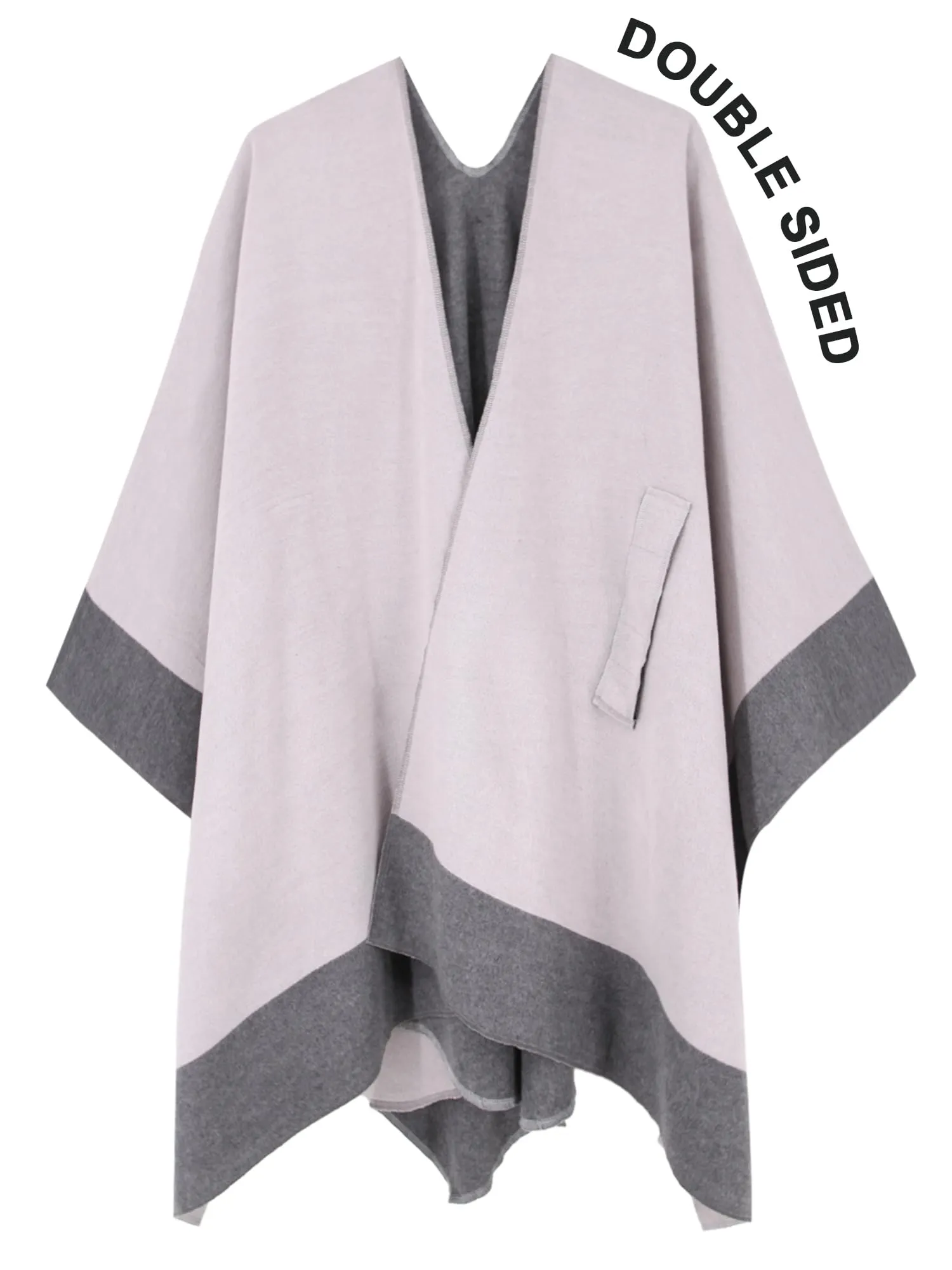 Moss Rose Women's Shawl Wrap Poncho Ruana Cape Open Front Cardigan Shawls for Fall Winter