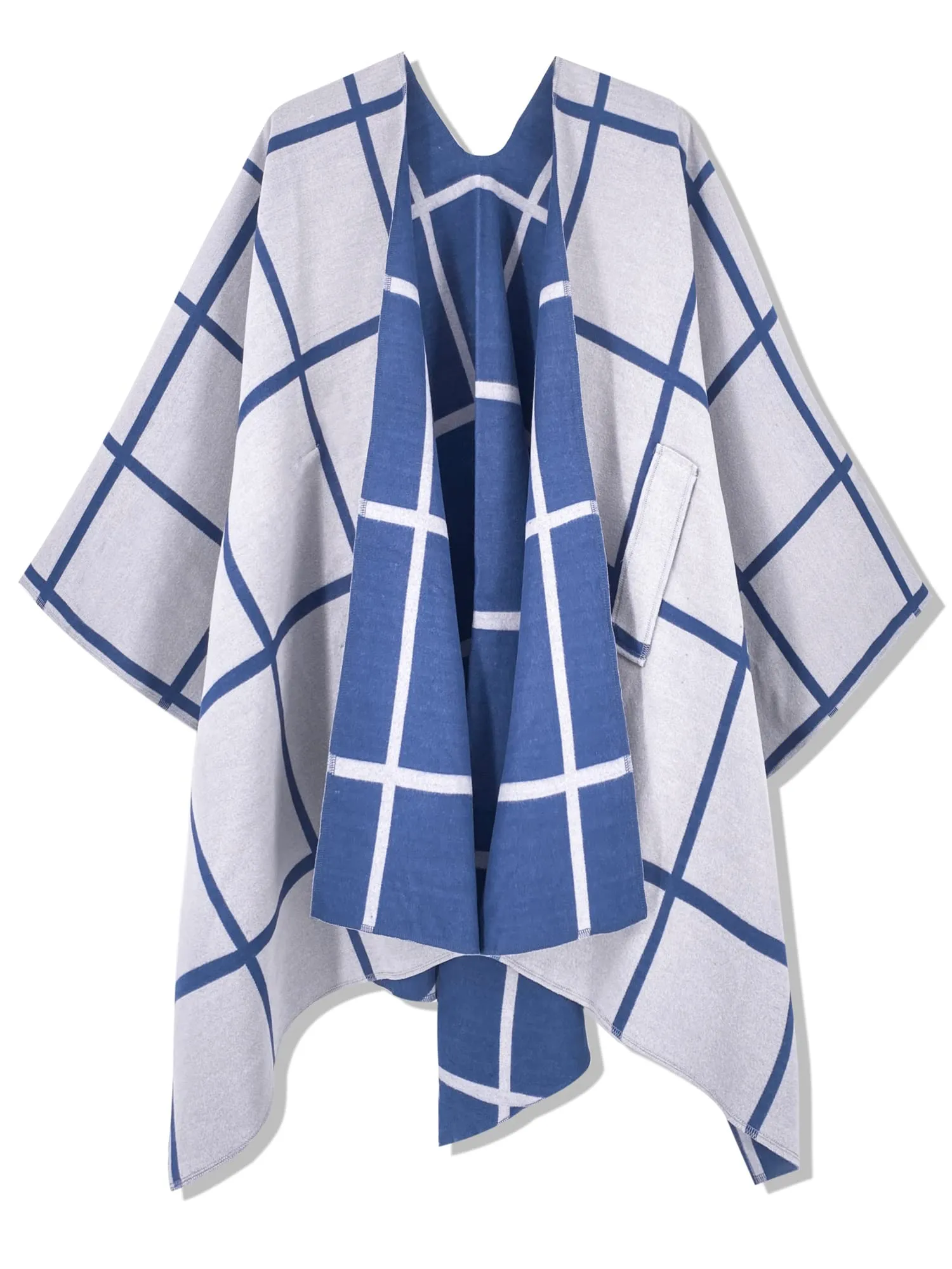 Moss Rose Women's Shawl Wrap Poncho Ruana Cape Open Front Cardigan Shawls for Fall Winter