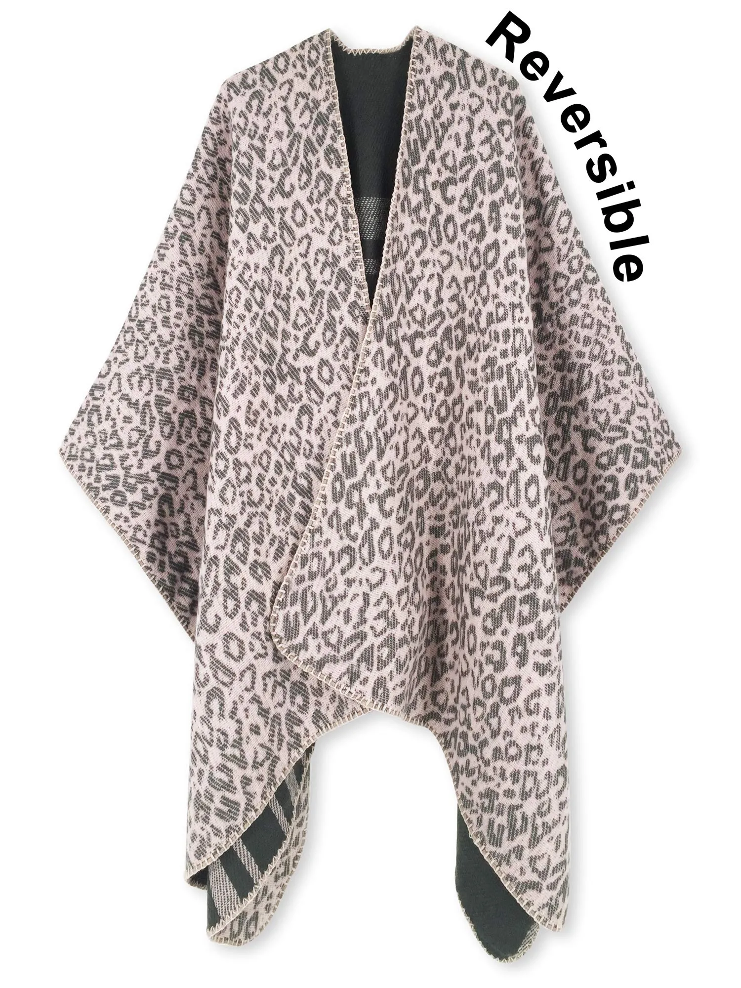 Moss Rose Women's Shawl Wrap Poncho Ruana Cape Open Front Cardigan Shawls for Fall Winter
