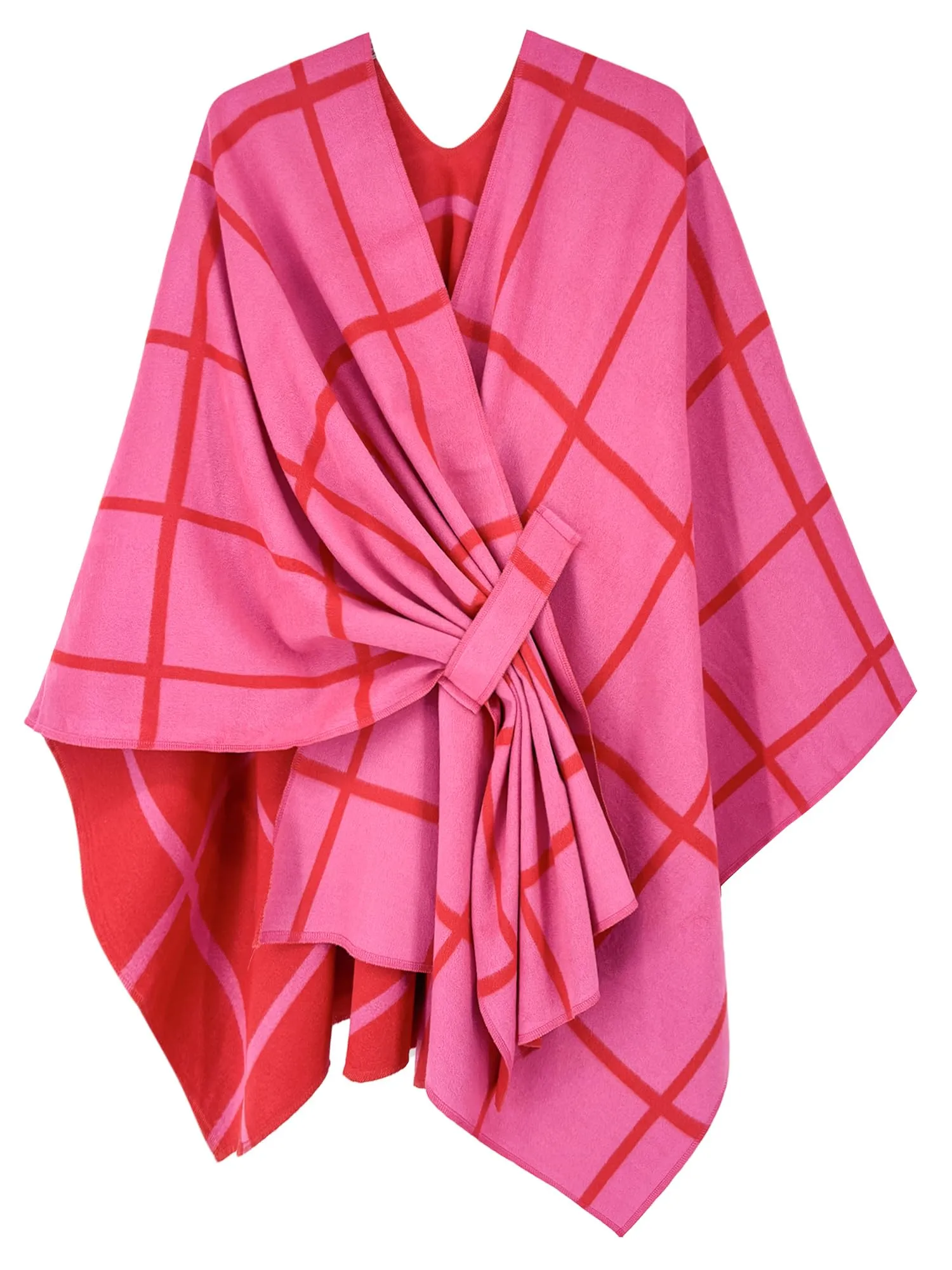 Moss Rose Women's Shawl Wrap Poncho Ruana Cape Open Front Cardigan Shawls for Fall Winter