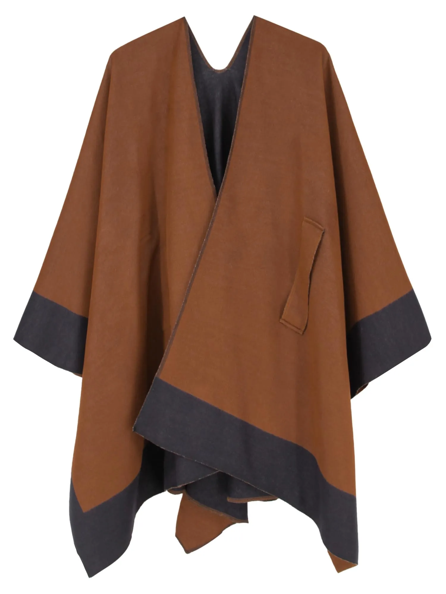 Moss Rose Women's Shawl Wrap Poncho Ruana Cape Open Front Cardigan Shawls for Fall Winter