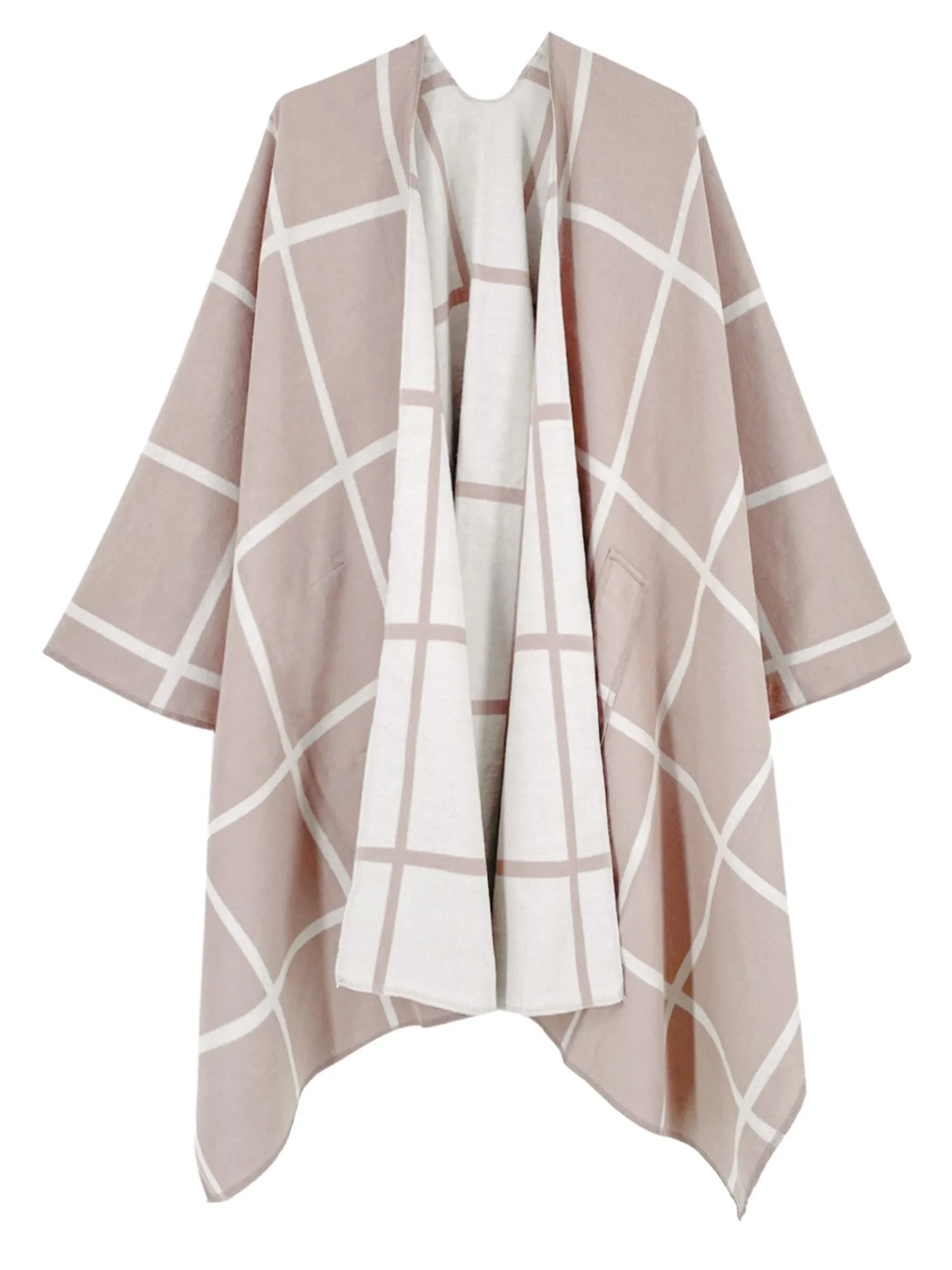 Moss Rose Women's Shawl Wrap Poncho Ruana Cape Open Front Cardigan Shawls for Fall Winter
