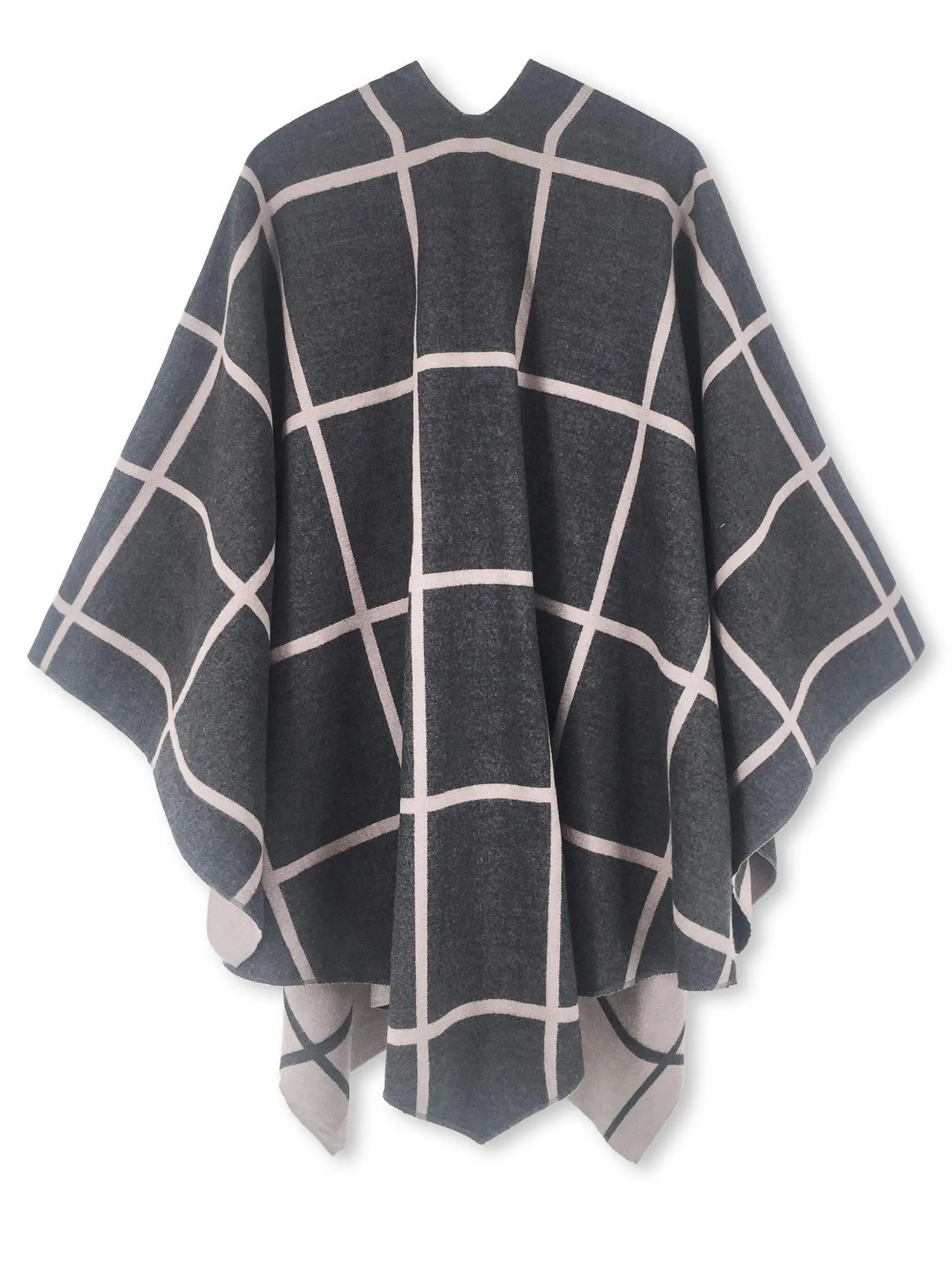 Moss Rose Women's Shawl Wrap Poncho Ruana Cape Open Front Cardigan Shawls for Fall Winter