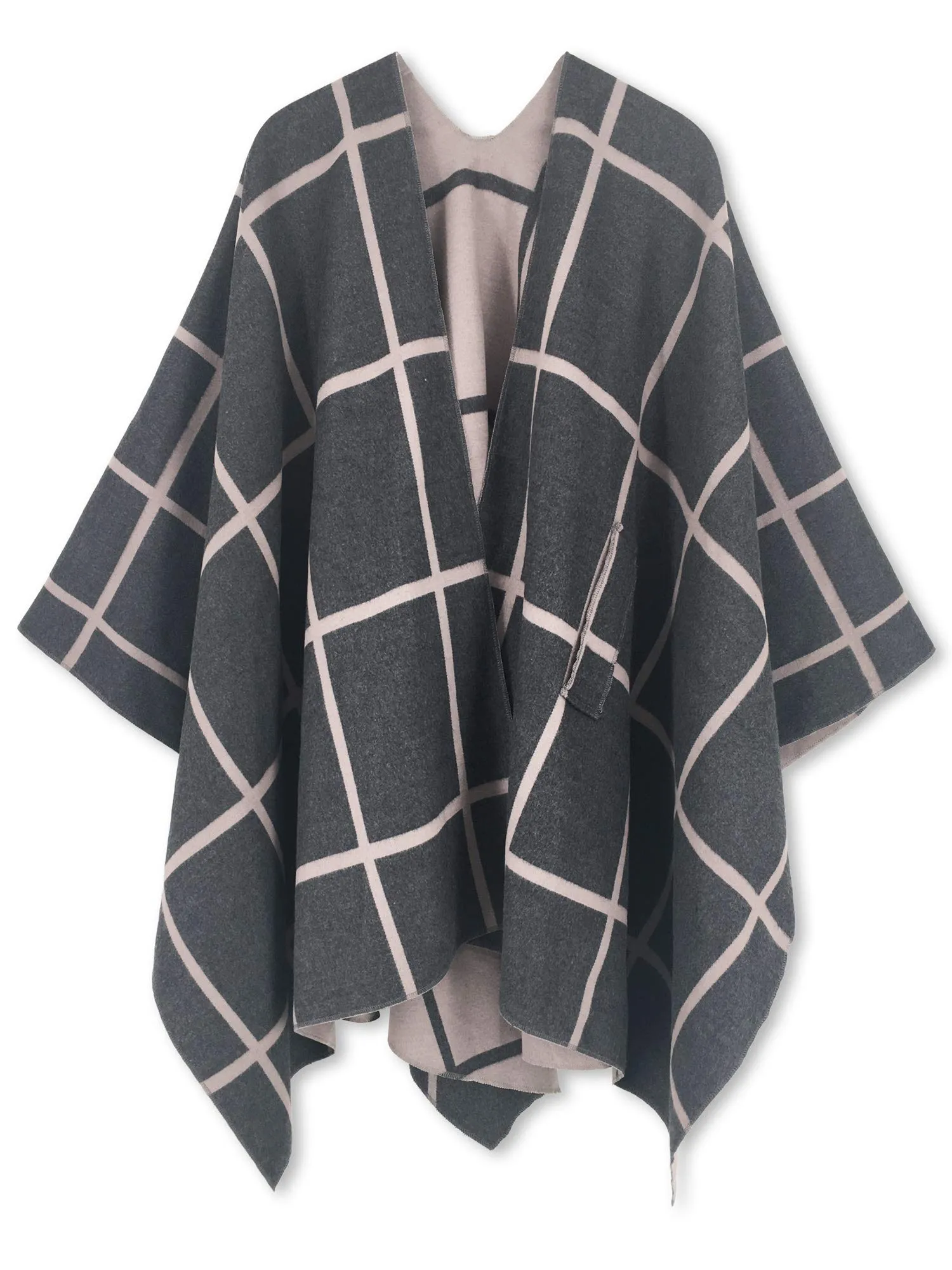 Moss Rose Women's Shawl Wrap Poncho Ruana Cape Open Front Cardigan Shawls for Fall Winter