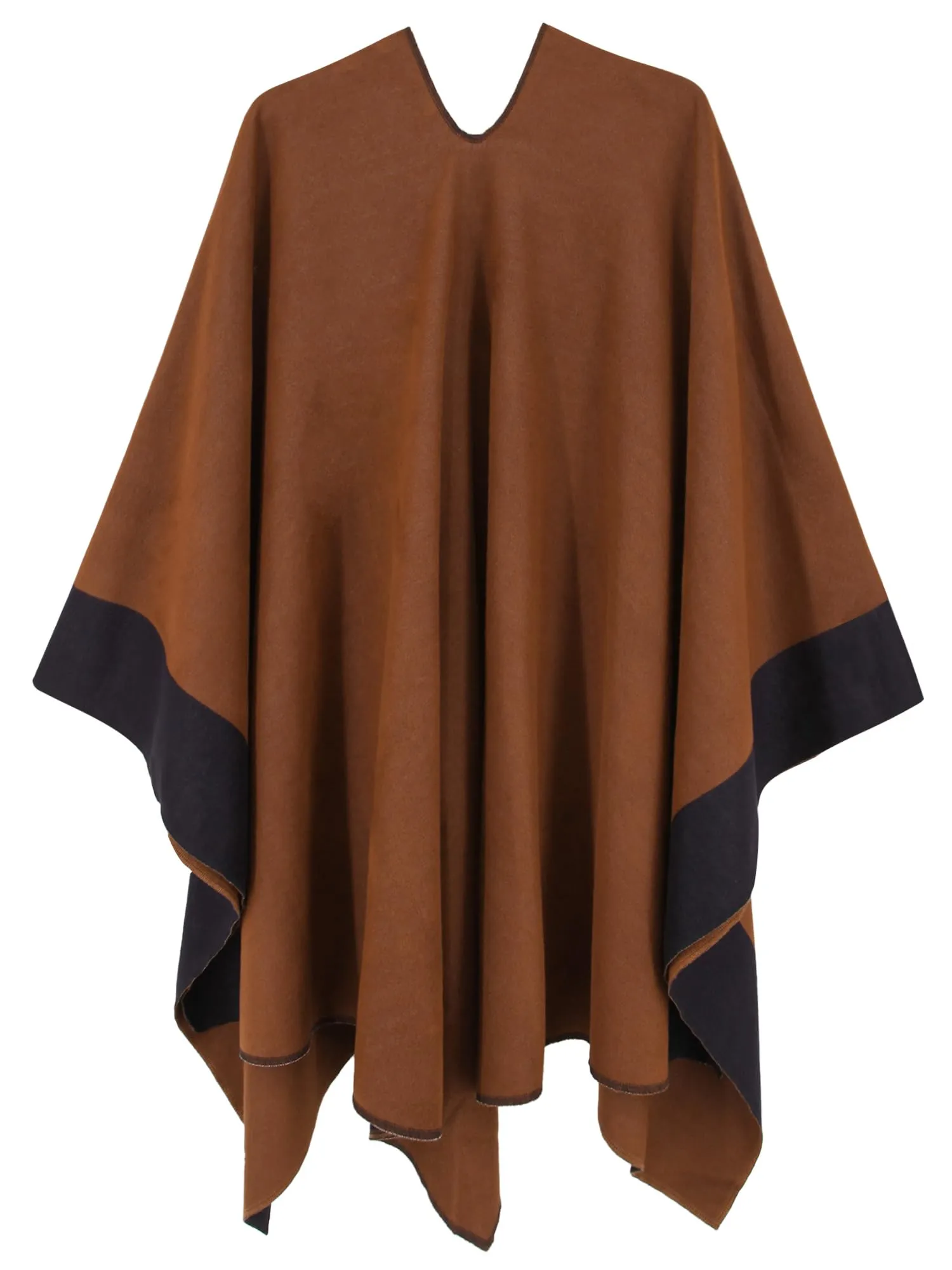 Moss Rose Women's Shawl Wrap Poncho Ruana Cape Open Front Cardigan Shawls for Fall Winter