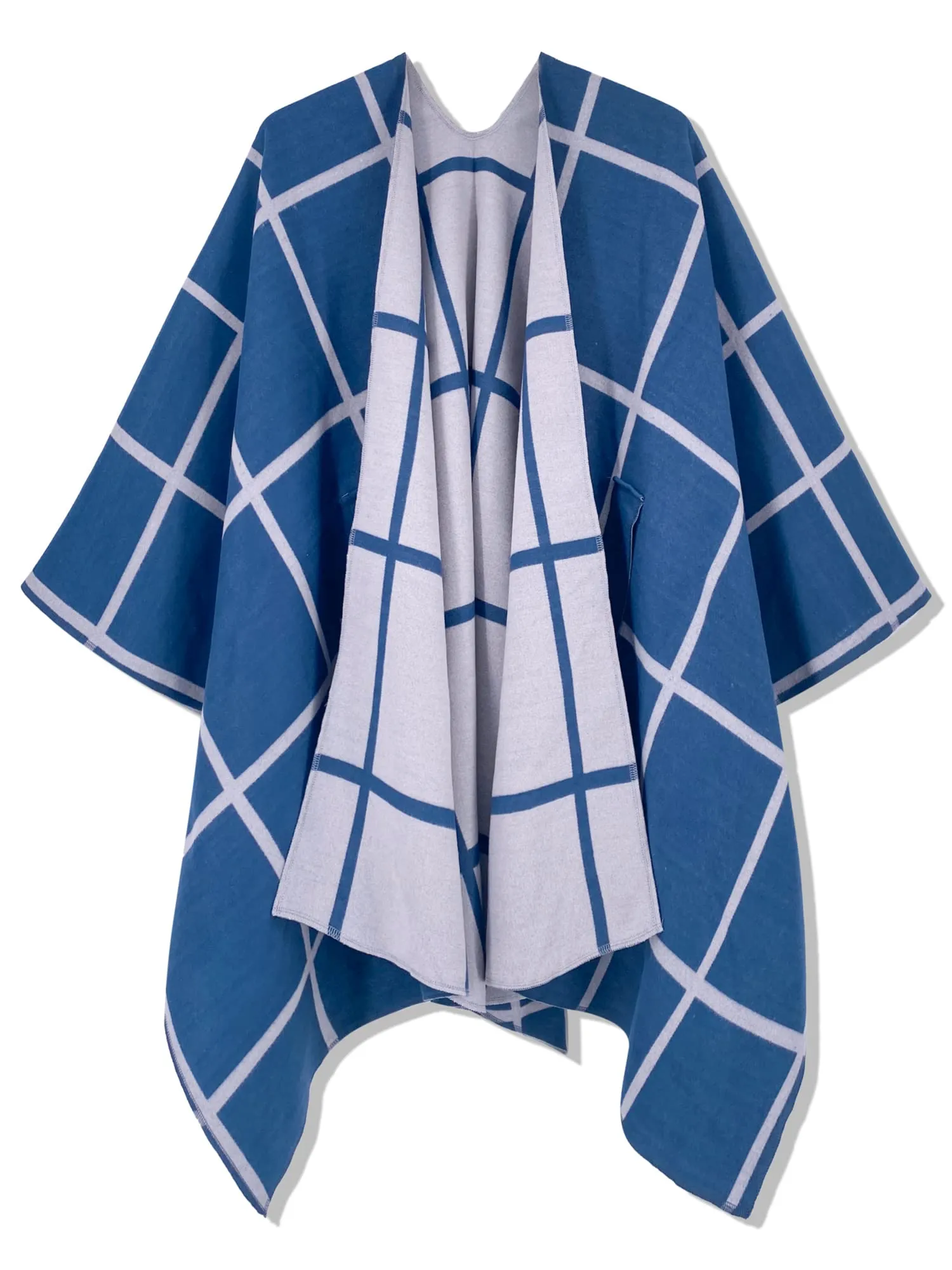 Moss Rose Women's Shawl Wrap Poncho Ruana Cape Open Front Cardigan Shawls for Fall Winter
