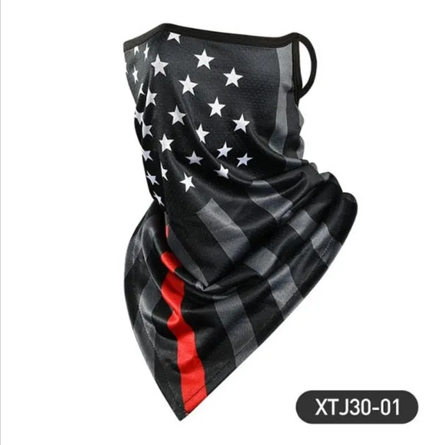 Outdoor Scarf Mask Variety Turban Magic Scarves Face Mesh Headband Skull Neck Bandanas Men Women