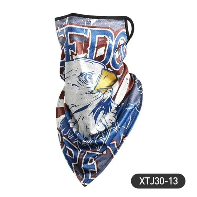 Outdoor Scarf Mask Variety Turban Magic Scarves Face Mesh Headband Skull Neck Bandanas Men Women