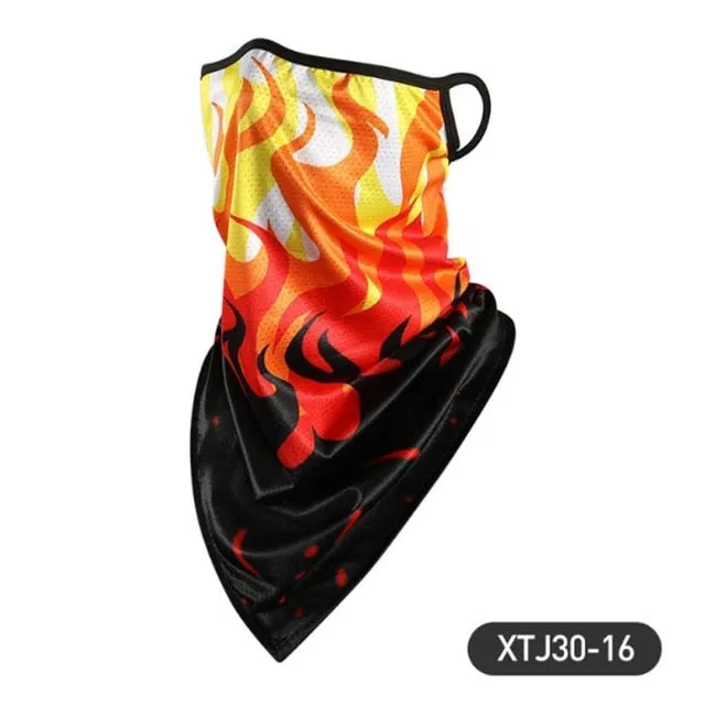 Outdoor Scarf Mask Variety Turban Magic Scarves Face Mesh Headband Skull Neck Bandanas Men Women