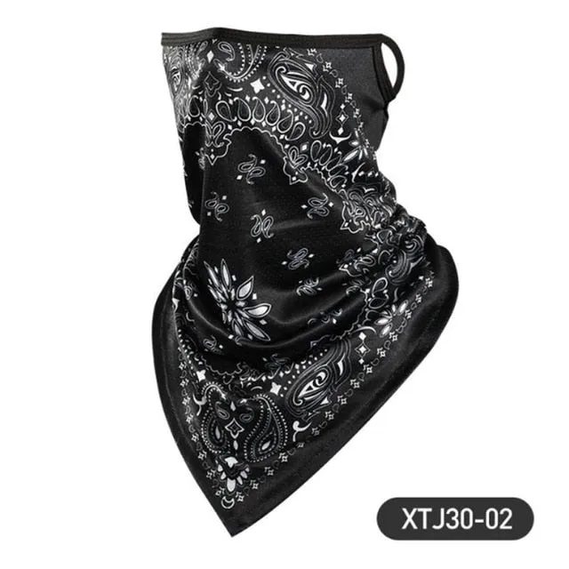 Outdoor Scarf Mask Variety Turban Magic Scarves Face Mesh Headband Skull Neck Bandanas Men Women