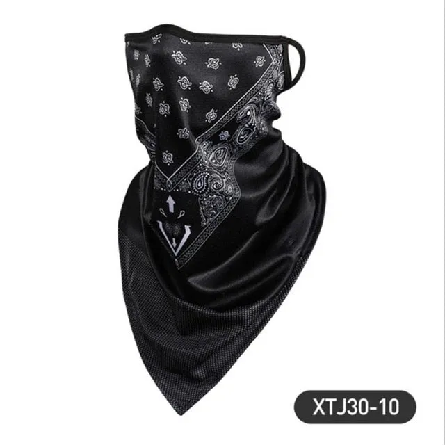 Outdoor Scarf Mask Variety Turban Magic Scarves Face Mesh Headband Skull Neck Bandanas Men Women