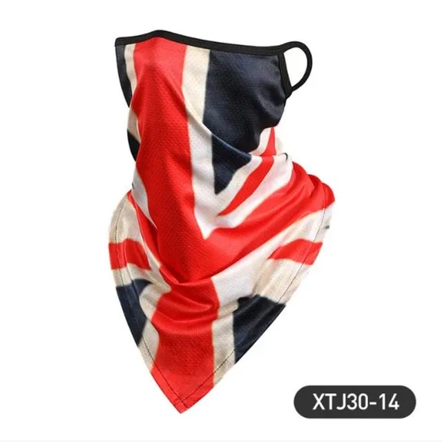 Outdoor Scarf Mask Variety Turban Magic Scarves Face Mesh Headband Skull Neck Bandanas Men Women