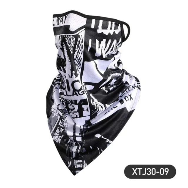 Outdoor Scarf Mask Variety Turban Magic Scarves Face Mesh Headband Skull Neck Bandanas Men Women