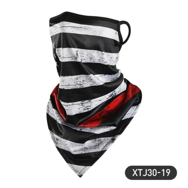 Outdoor Scarf Mask Variety Turban Magic Scarves Face Mesh Headband Skull Neck Bandanas Men Women