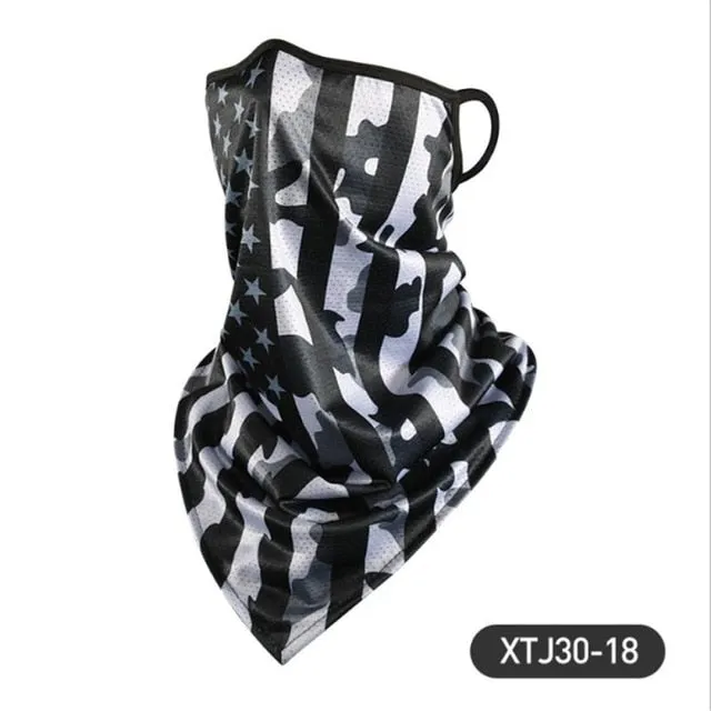 Outdoor Scarf Mask Variety Turban Magic Scarves Face Mesh Headband Skull Neck Bandanas Men Women