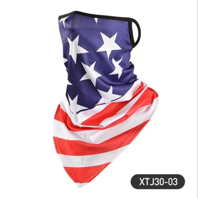 Outdoor Scarf Mask Variety Turban Magic Scarves Face Mesh Headband Skull Neck Bandanas Men Women