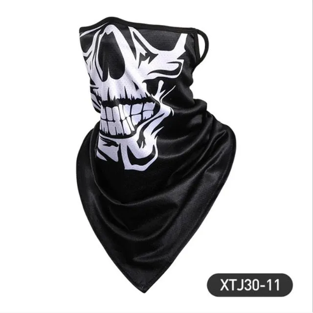 Outdoor Scarf Mask Variety Turban Magic Scarves Face Mesh Headband Skull Neck Bandanas Men Women