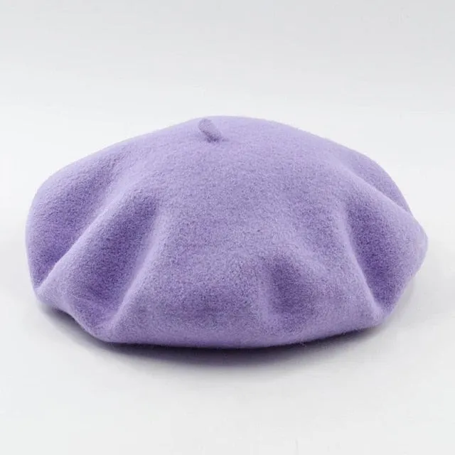 Pastel Color Beret (11 Colors)
