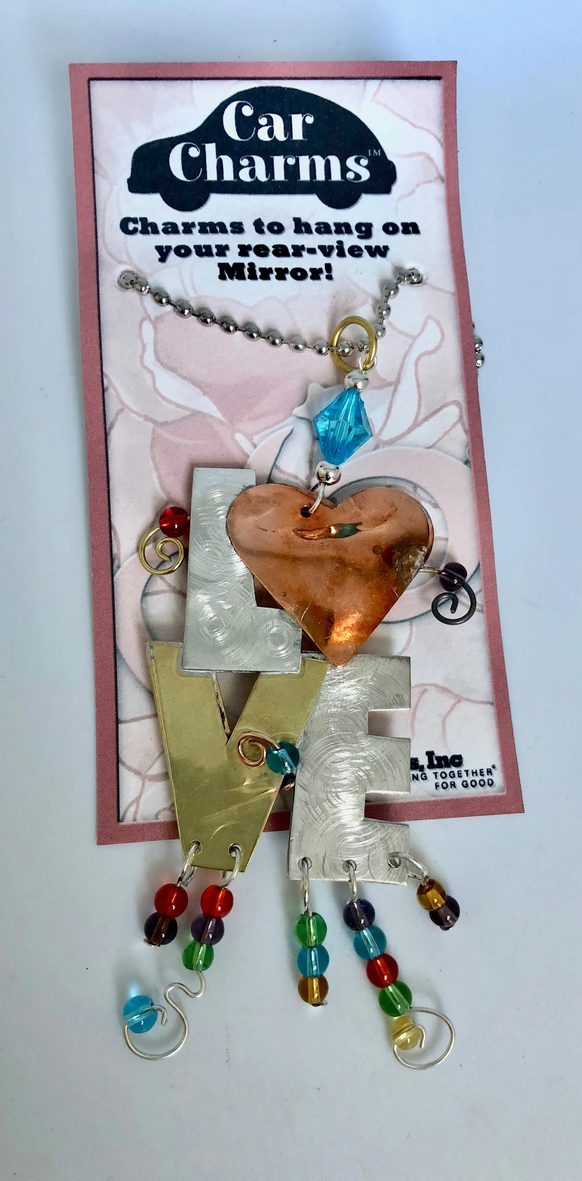 Pilgrim Imports LOVE Car Charm - Fair Trade from Thailand