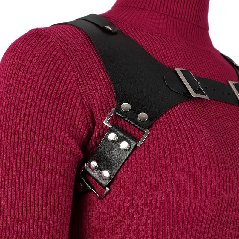 Resident Evil 4 Ada Wong Cosplay Outfit High Neck Form-Fitting Set