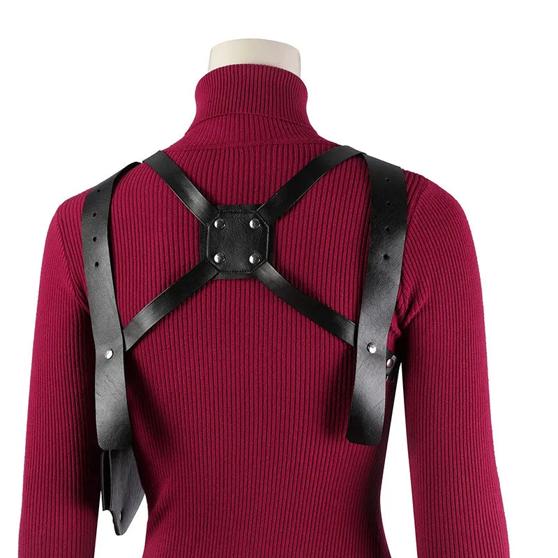 Resident Evil 4 Ada Wong Cosplay Outfit High Neck Form-Fitting Set