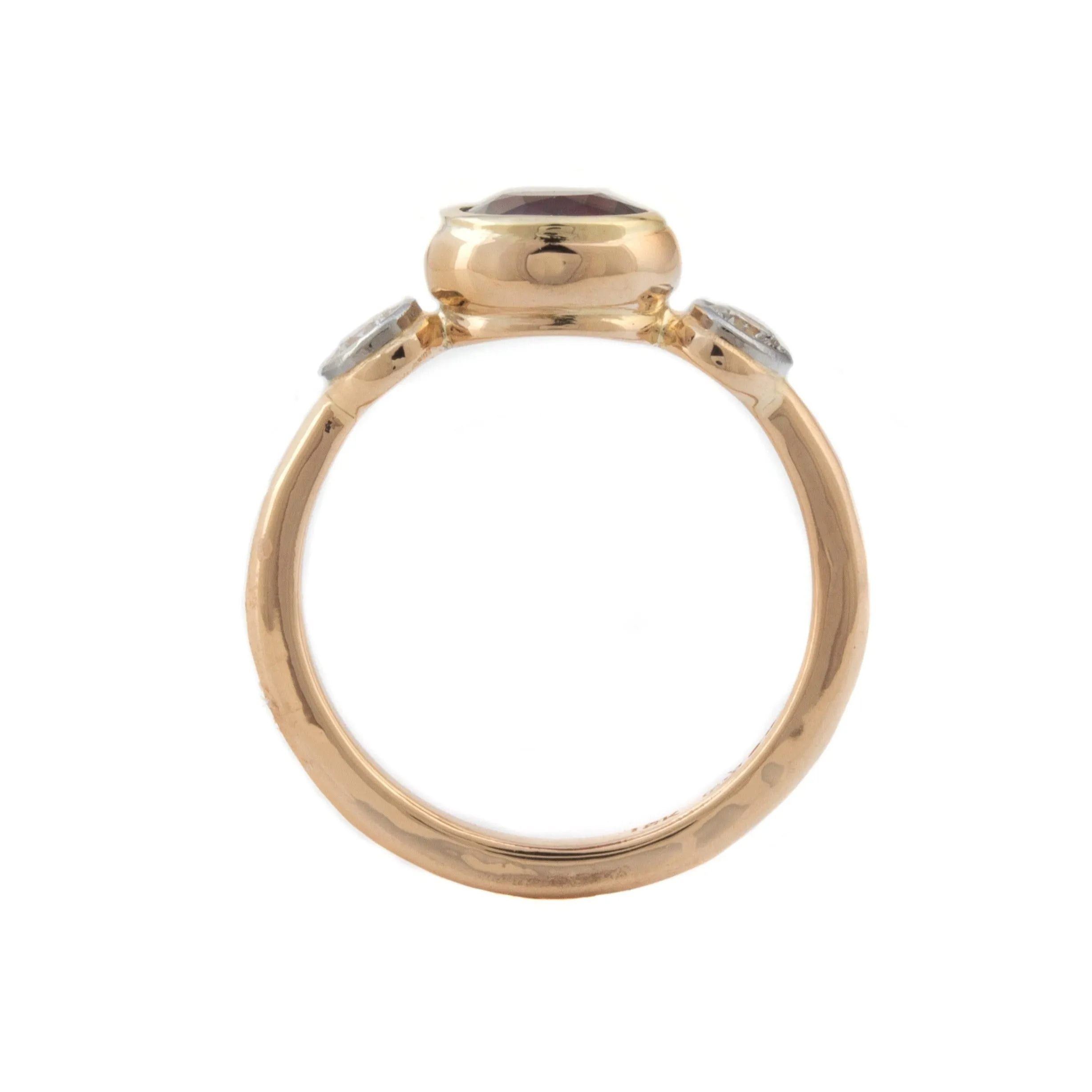 Ruby Ring with Diamonds