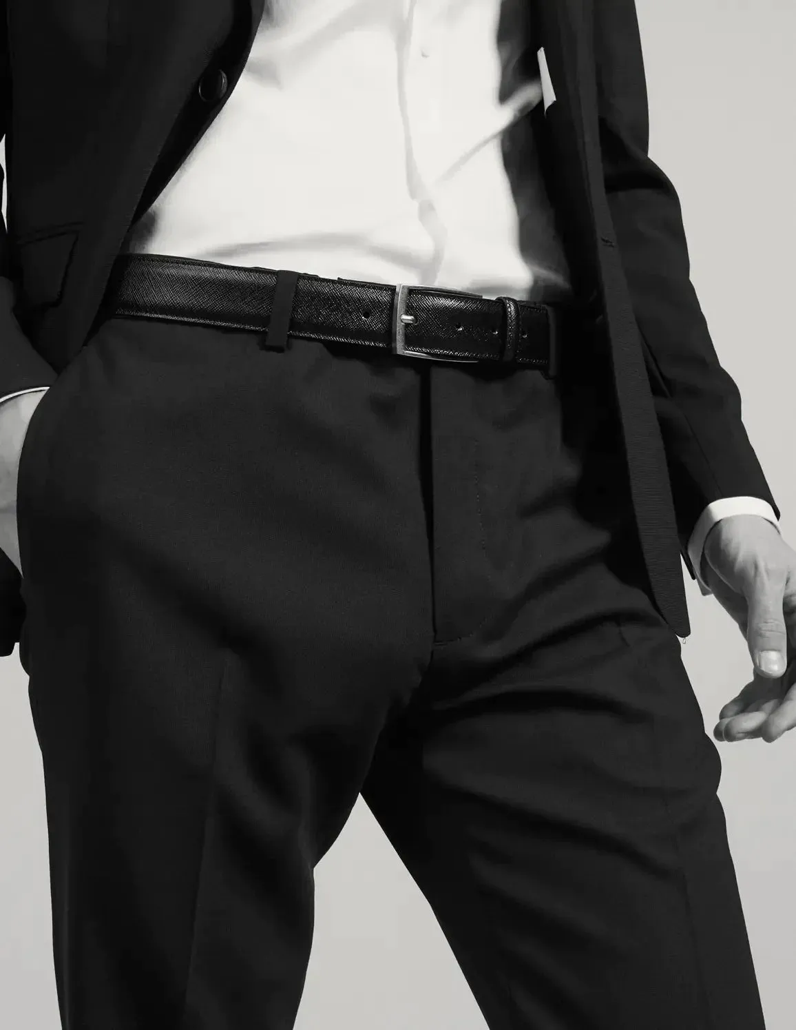 Saffiano Leather Belt