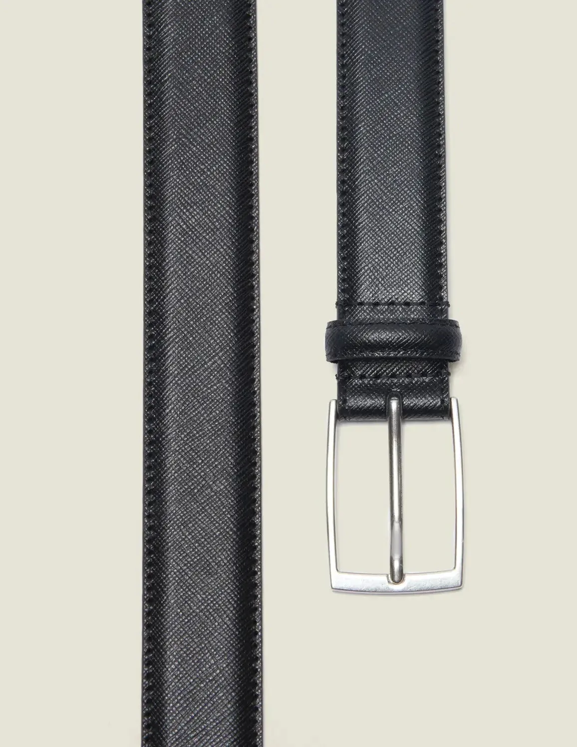 Saffiano Leather Belt
