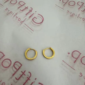 Sterling Silver Huggies - Gold ( SEE ALSO MIX/MATCH CHARMS )