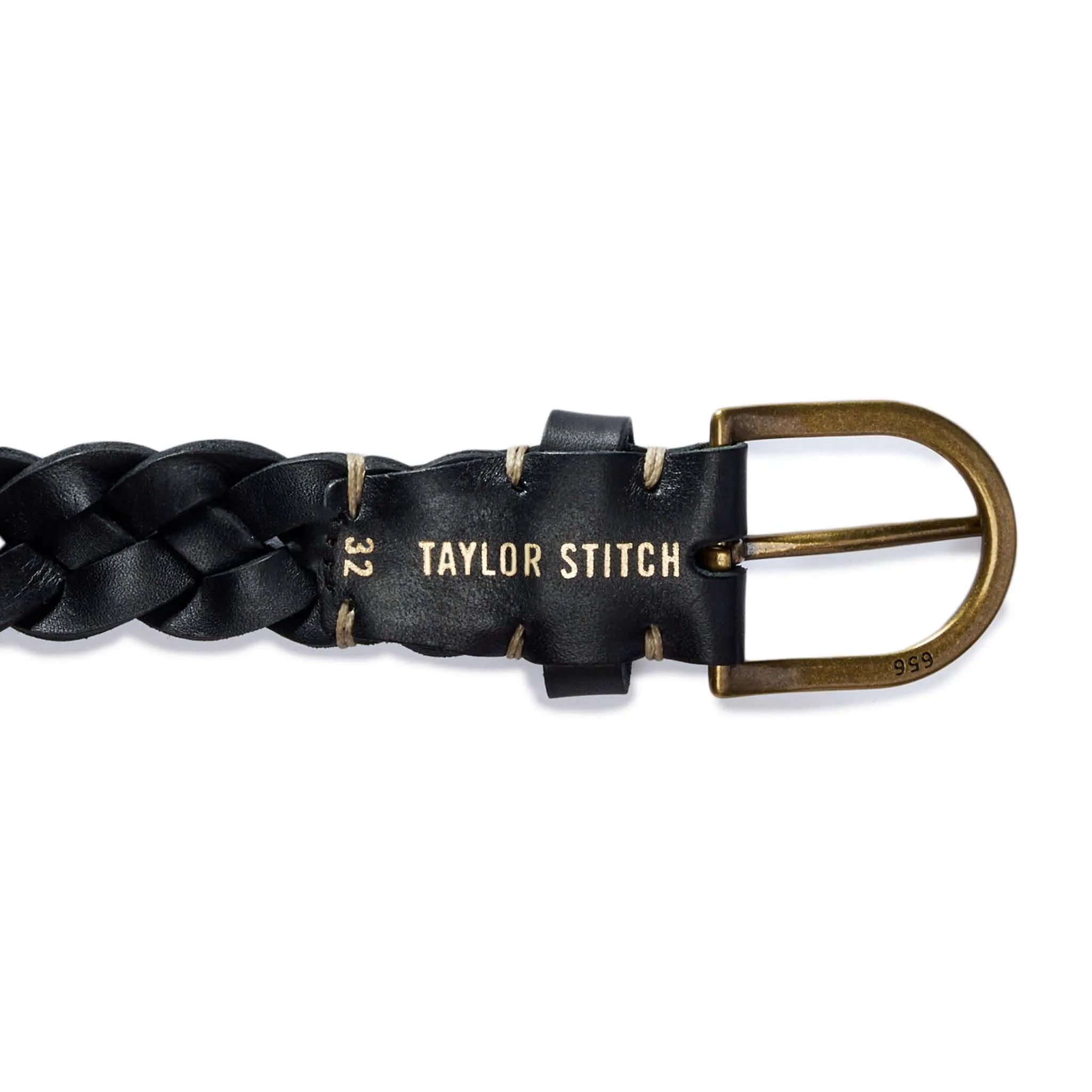 The Braided Belt in Black