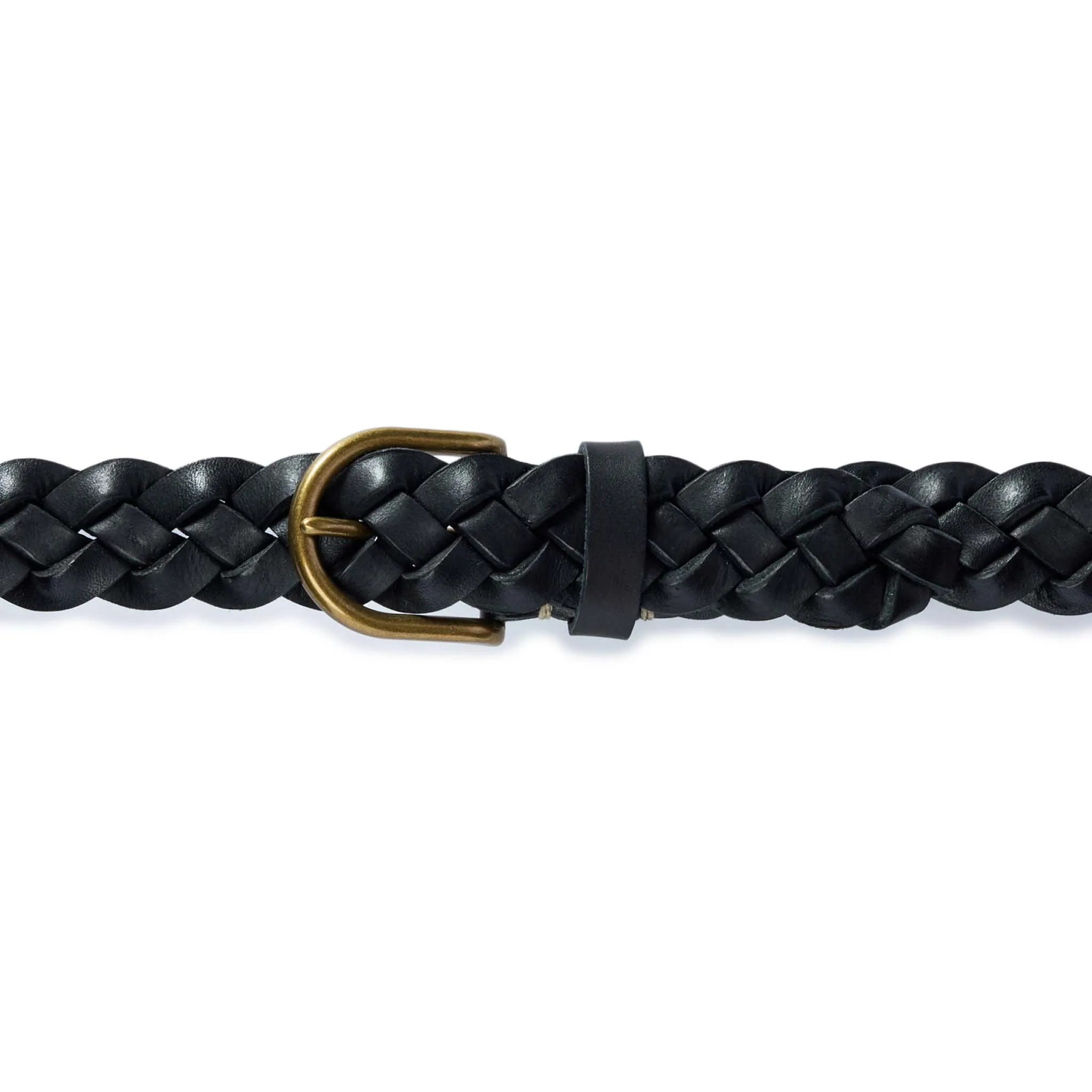 The Braided Belt in Black